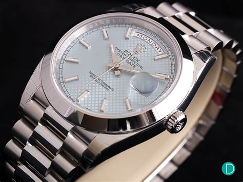 price of rolex oyster perpetual day date 40|day date 40 platinum price.